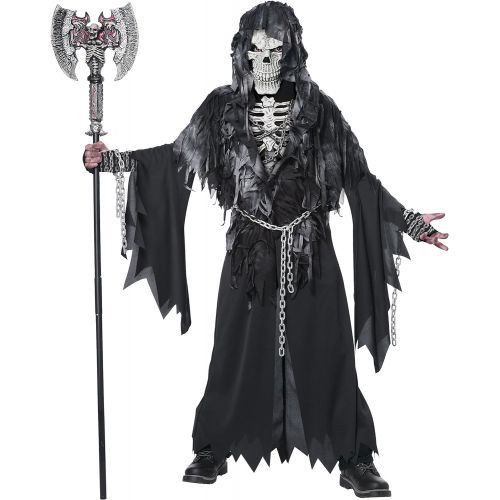  할로윈 용품California Costumes Kids Boys Grim Reaper Skeleton Halloween Costume