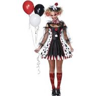 할로윈 용품California Costumes Womens Creepy Clown Costume