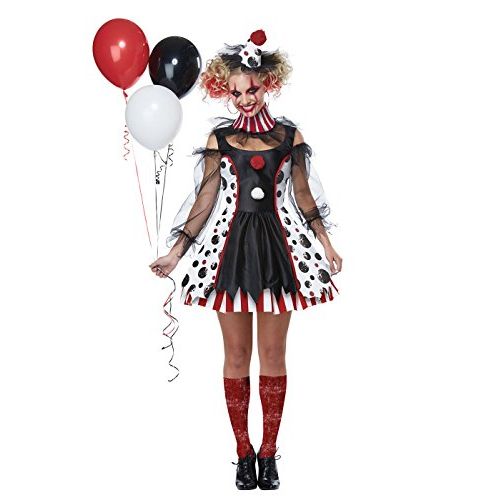  할로윈 용품California Costumes Womens Creepy Clown Costume