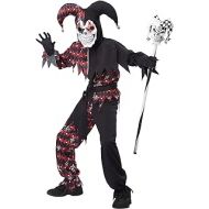 할로윈 용품California Costumes Childs Sinister Jester Costume Large (10-12)