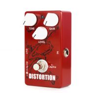 Caline CP-78 Vintage Distortion Guitar Effects Pedal High Gain Acoustic Guitar Preamp True Bypass Red