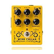 Caline Pedals Driver Guitar Effects Pedal Classic Tube Bass Guitar Amp Pedal Metal Ture Bybass Wine Cellar Yellow CP-60