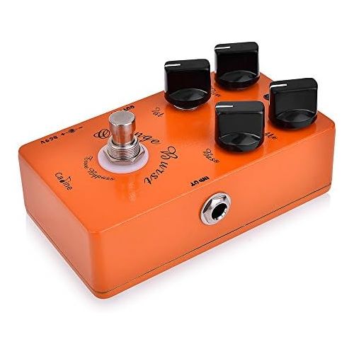  [아마존베스트]Caline CP-18 Overdrive Pre-Amp Pedal fuer E-Gitarre Elektro Effektgerat Stereo Orange