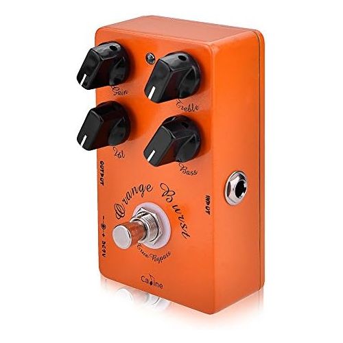  [아마존베스트]Caline CP-18 Overdrive Pre-Amp Pedal fuer E-Gitarre Elektro Effektgerat Stereo Orange