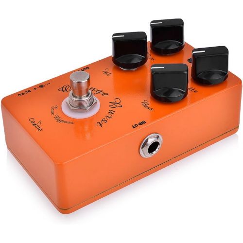  [아마존베스트]Caline CP-18 Overdrive Pre-Amp Pedal fuer E-Gitarre Elektro Effektgerat Stereo Orange