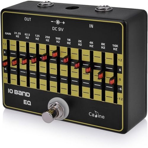  [아마존베스트]Caline CP-24 10-Band EQ Equalizer Guitar Effect Pedal