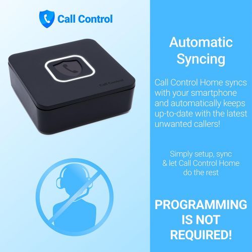  Call Control Home - Automatically Block Calls! Blocks All Spam Calls, Robocalls, Telemarketers and Unwanted Calls using CallerID. The only Smart Call Blocker for Landline Phones, V