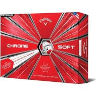 Callaway Golf Chrome Soft Truvis Golf Balls, (One Dozen), Prior Generation