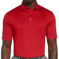 Callaway Men's Micro Hex Golf Performance Polo Shirt with Sun Protection, Solid Stretch Fabric