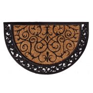Calloway Mills 100102436 Ornate Scroll Doormat, 24 x 36 Natural/Black