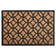 Calloway Mills 100172436 Circles Doormat, 2 x 3, Natural/Black