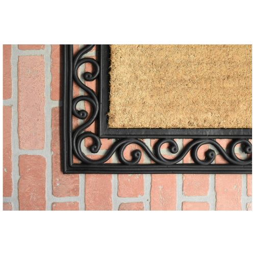  Calloway Mills 100062236NP Rembrandt Doormat, 22 x 36 Natural/Black