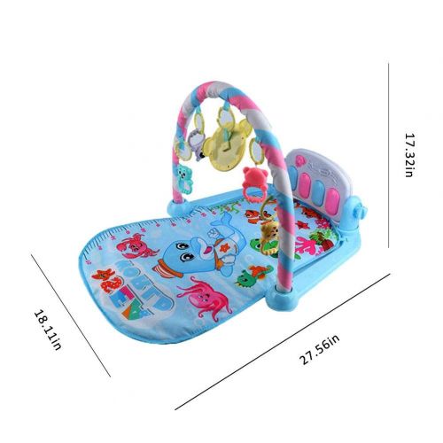  Calmson Baby Pedal Piano Body Building Instrument - for Newborn Baby Music Game Blanket Toy Ringing Bell -...
