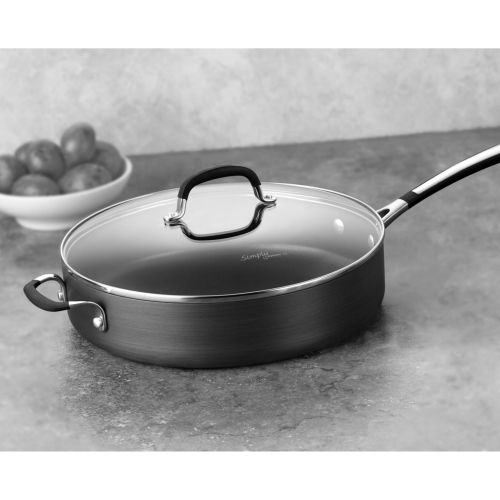  Simply Calphalon Nonstick 5-Quart Saute Pan with Cover, SA5005H