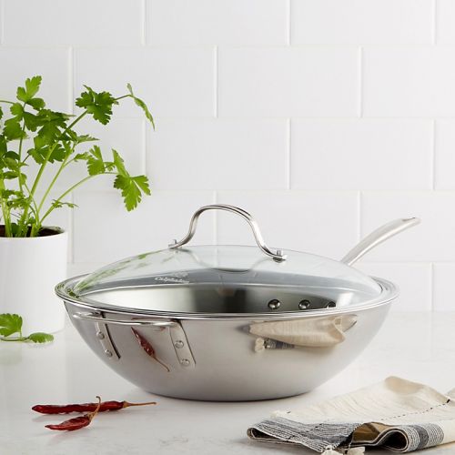  Calphalon Tri-Ply Stainless 12 Covered Stir Fry Pan