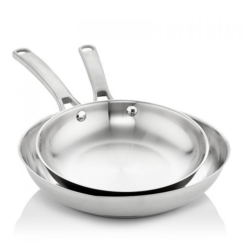  Calphalon Classic Stainless Steel 8 & 10 Fry Pan Combo