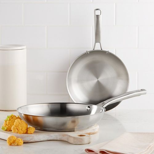  Calphalon Classic Stainless Steel 8 & 10 Fry Pan Combo
