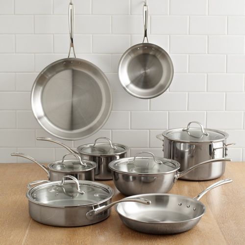  Calphalon Tri-Ply Stainless 13-Piece Set