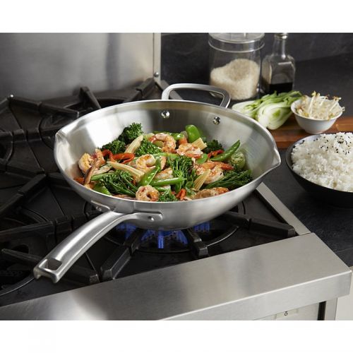  Calphalon Classic Stainless Steel 12 Stir Fry Pan