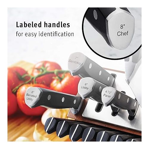  Calphalon Kitchen Knife Set with Self-Sharpening Block