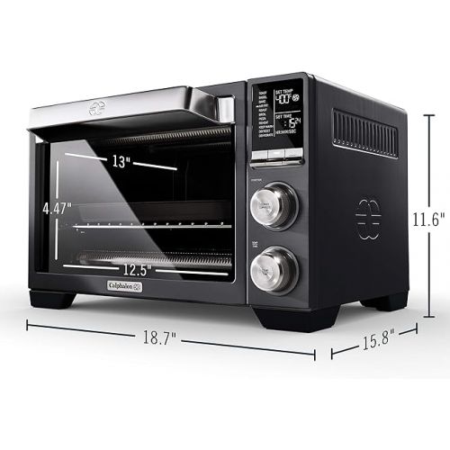  Calphalon Air Fryer Oven, 11-in-1 Toaster Oven Air Fryer Combo, 26.4 QT/25 L, Fits 12