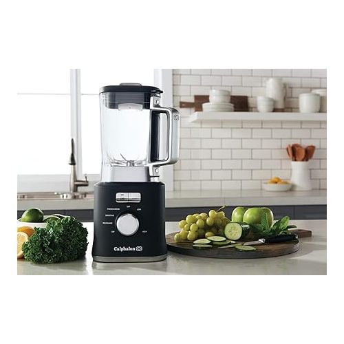  Calphalon Precision Control 50 Oz Blender with 900-Watt Base and BPA-free Tritan jar, Matte Black