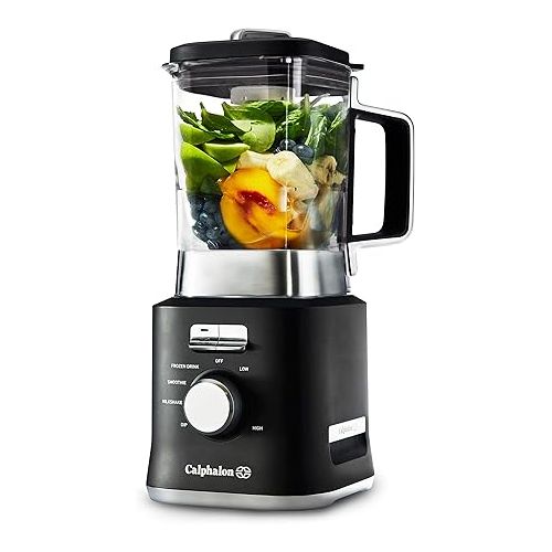  Calphalon Precision Control 50 Oz Blender with 900-Watt Base and BPA-free Tritan jar, Matte Black