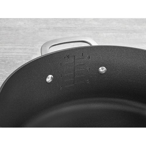  [아마존베스트]Calphalon Classic Nonstick Dutch Oven with Cover, 5 quart, Grey