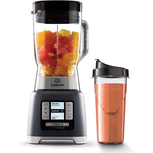  Calphalon Activesense Blender with Blend-N-Go Cup, Dark Stainless Steel