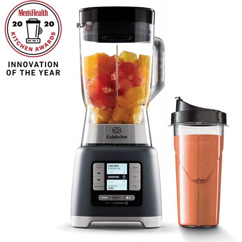  Calphalon Activesense Blender with Blend-N-Go Cup, Dark Stainless Steel