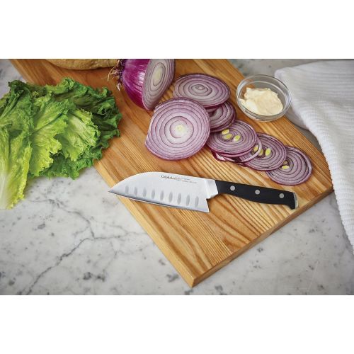  Calphalon Kitchen Knife Set with Self-Sharpening Block, 15-Piece Classic High Carbon Knives