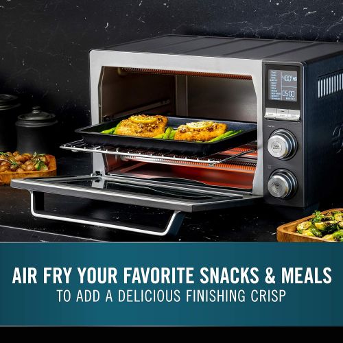  Calphalon Performance Air Fry Convection Oven, Countertop Toaster Oven, Dark Stainless Steel