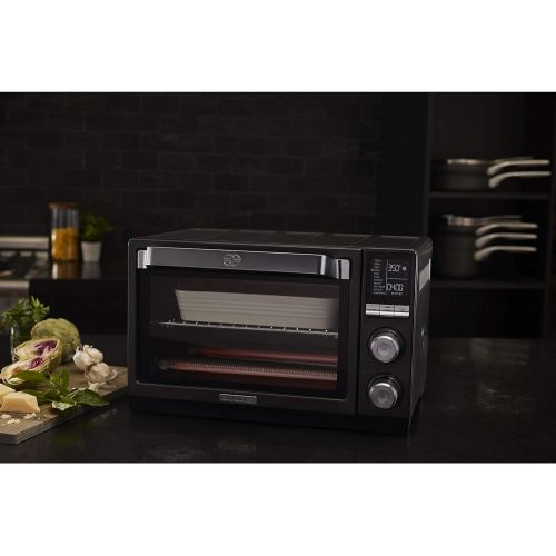  Calphalon Quartz Heat Countertop Toaster Oven, Stainless Steel, Extra-Large Capacity, Black, Dark Gray: Kitchen & Dining