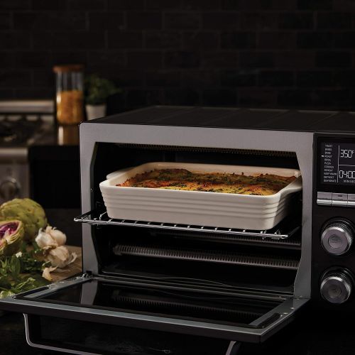  Calphalon Quartz Heat Countertop Toaster Oven, Stainless Steel, Extra-Large Capacity, Black, Dark Gray: Kitchen & Dining