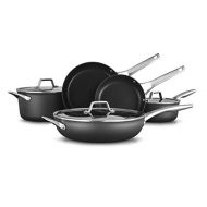 Calphalon Premier Hard-Anodized Nonstick 8-Piece Cookware Set, Black: Kitchen & Dining