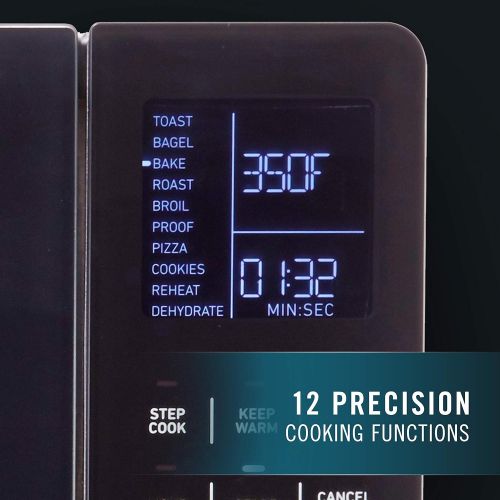  [아마존베스트]Calphalon Performance Cool Touch Toaster Oven with Turbo Convection, Large (2106488), Black/Silver