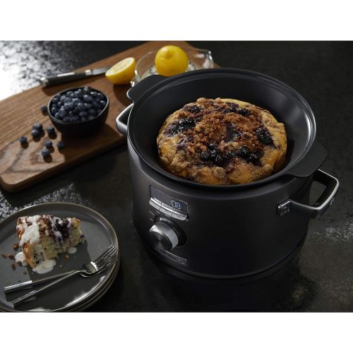  [아마존베스트]Calphalon Digital Saute Slow Cooker, Dark Stainless Steel