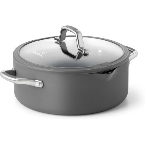  [아마존베스트]Calphalon Simply Easy System Nonstick Dutch Oven, 5-Quart, Gray