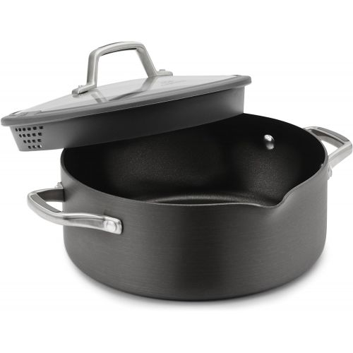  [아마존베스트]Calphalon Simply Easy System Nonstick Dutch Oven, 5-Quart, Gray