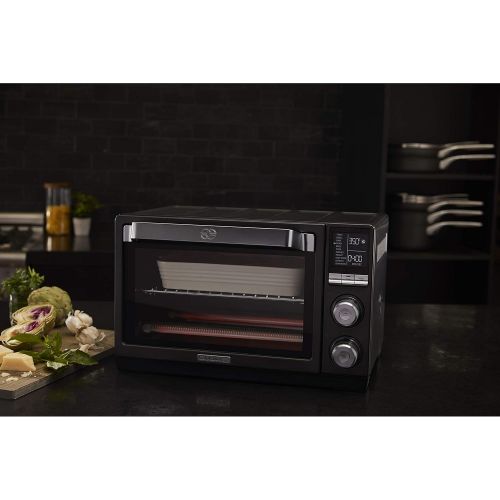  Calphalon Quartz Heat Countertop Toaster Oven, Dark Stainless Steel