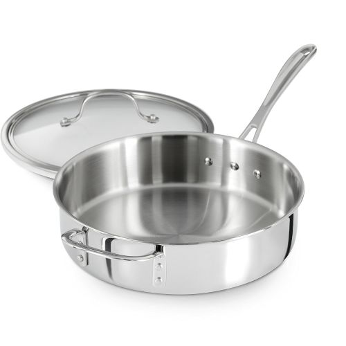  Calphalon Tri-Ply Stainless Steel 3-Quart Saute Pan with Cover