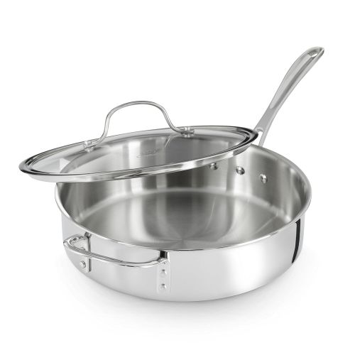  Calphalon Tri-Ply Stainless Steel 3-Quart Saute Pan with Cover