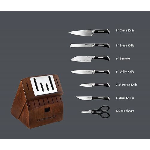  Calphalon Precision Self-sharpening 15-piece Knife Block Set, with SharpIn Technology (1932941)