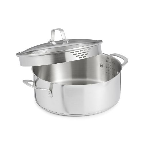  Calphalon Classic Stainless Steel Cookware, Dutch Oven, 5-quart