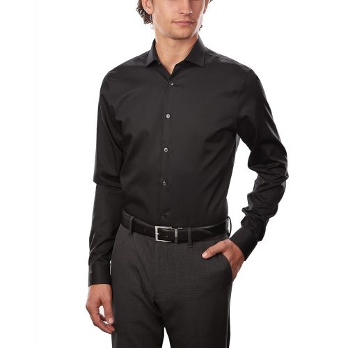  Calvin Klein Mens Dress Shirts Xtreme Slim Fit Non Iron Herringbone