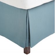 Calvin Klein Home Nightingale Small Diamond Bedskirt, King, Chlorine