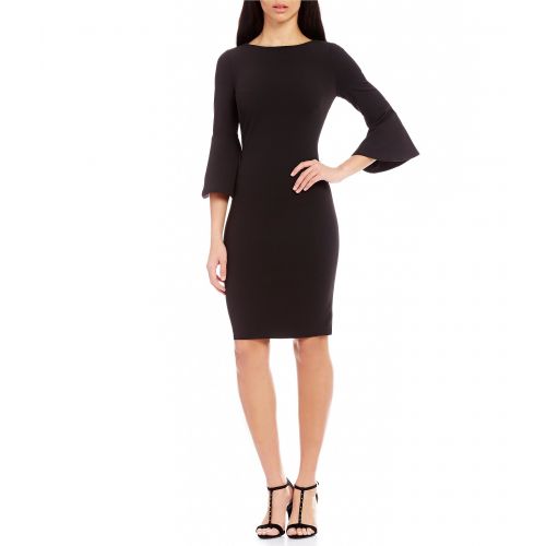 캘빈 클라인 Calvin Klein Bell Sleeve Sheath Dress