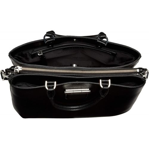 캘빈 클라인 Calvin Klein Dani Hermine Leather Triple Compartment Satchel