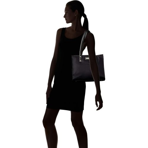 캘빈 클라인 Calvin Klein Tatiana Nylon Top Zip Small Shoulder Bag Tote