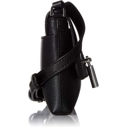 캘빈 클라인 Calvin Klein Roxy Goat Split Leather Flap Over Chain Detail Crossbody